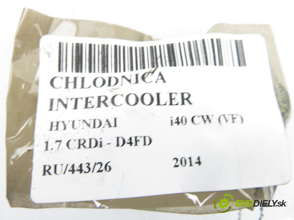 HYUNDAI i40 CW (VF) KOMBI 2014 100,00 1.7 CRDi 136 - D4FD 1685,00 chladič intercooler