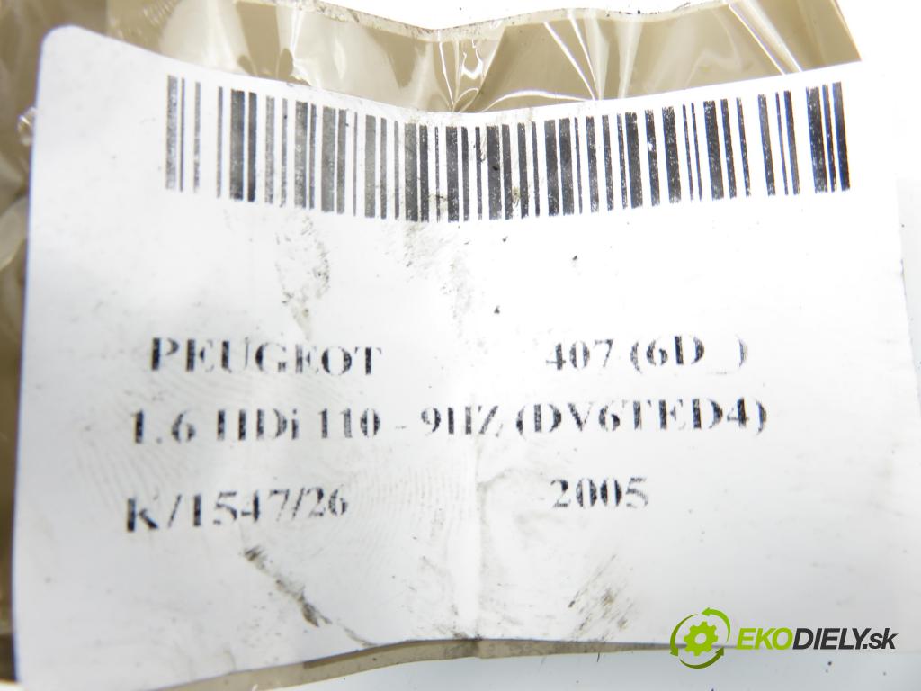 PEUGEOT 407 (6D_) SEDAN 2005 80,00 1.6 HDi 110 - 9HZ (DV6TED4) 1560,00 chladič vody