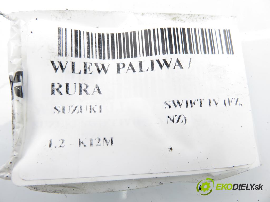 SUZUKI SWIFT IV (FZ, NZ) HB 2012 0,00 1.2 - K12M 1197,00 hrdlo nádrže paliva / Rúra