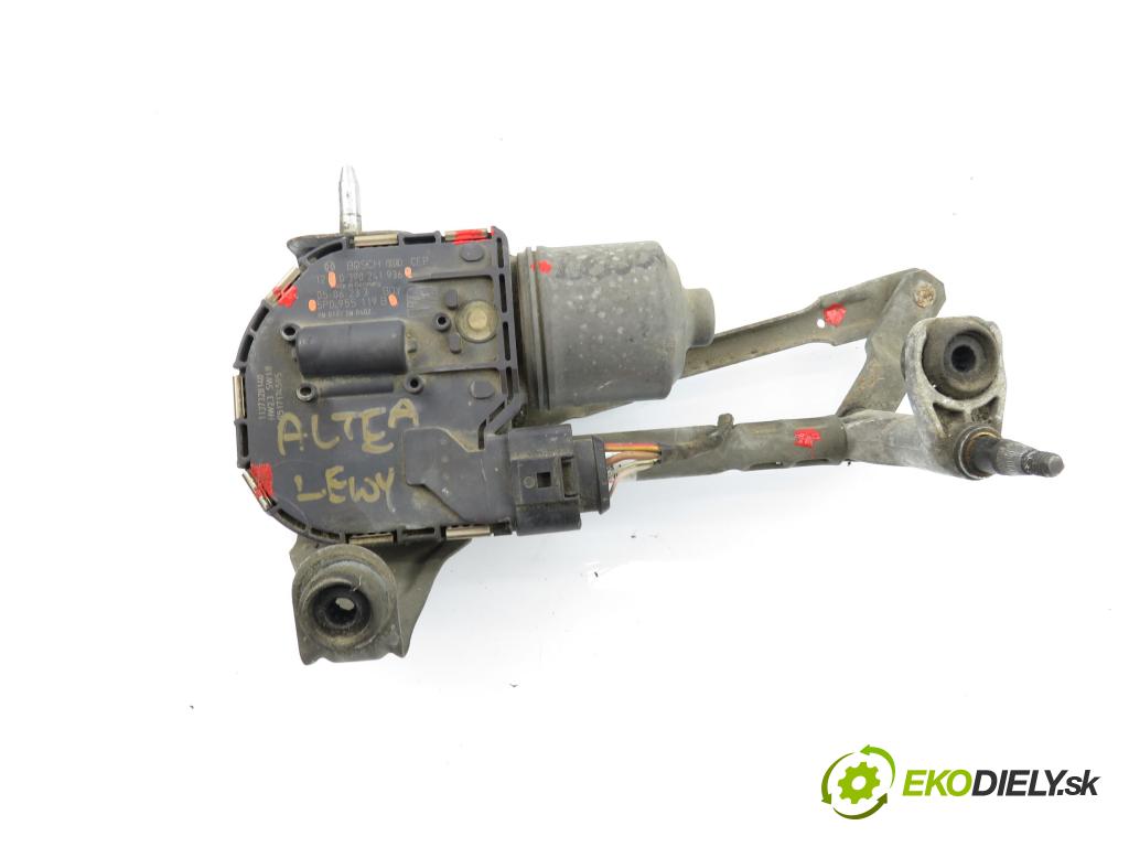 SEAT ALTEA (5P1) HB 2005 77,00 1.9 TDI - BXE 1896,00 Motorček stieračov 0390241936 ; 5P0955119B ; 5P0955023E