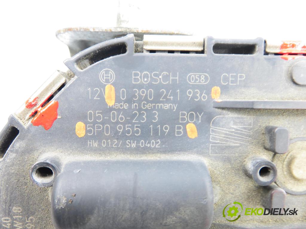 SEAT ALTEA (5P1) HB 2005 77,00 1.9 TDI - BXE 1896,00 Motorček stieračov 0390241936 ; 5P0955119B ; 5P0955023E
