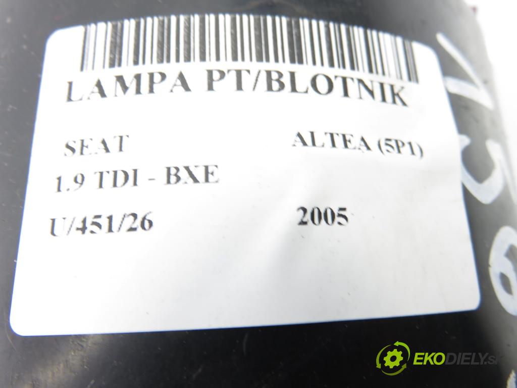 SEAT ALTEA (5P1) HB 2005 77,00 1.9 TDI PD 105 - BXE 1896,00 Svetlo pravé zadné 5P0945096D