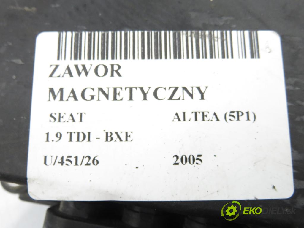 SEAT ALTEA (5P1) HB 2005 77,00 1.9 TDI PD 105 - BXE 1896,00 VENTIL magnetický 6Q0906625
