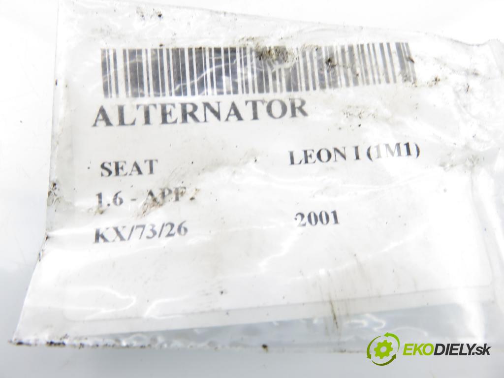 SEAT LEON (1M1) HB 2001 74,00 1.6 - APF 1595,00 Alternátor 028903028D ; 0124325003 (Alternátor)