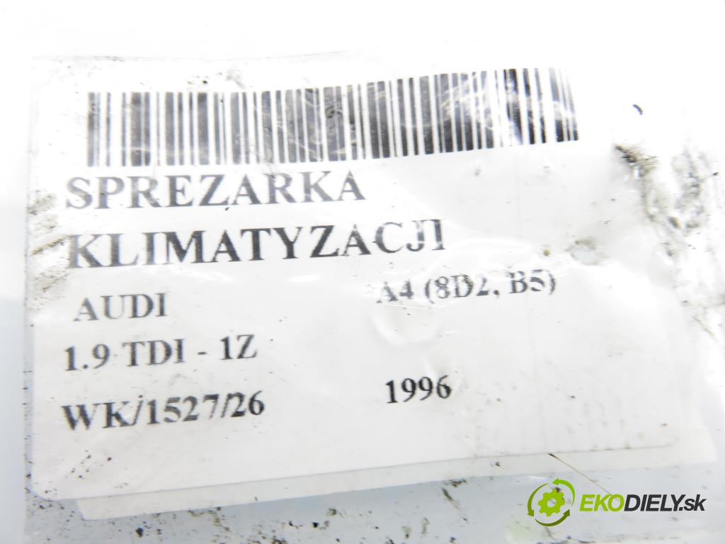 AUDI A4 (8D2, B5) SEDAN 1996 66,00 1.9 TDI - 1Z 1896,00 KOMPRESOR: klimatizace 8D0260805F (Kompresor klimatizace)
