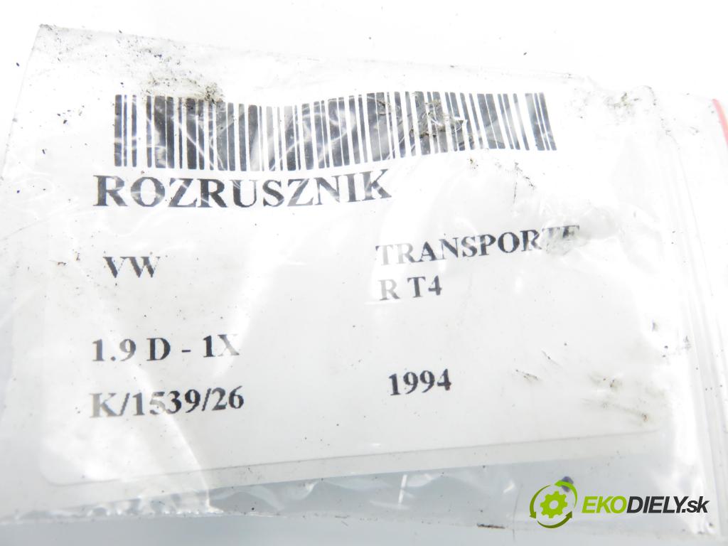 VW TRANSPORTER IV Platforma / podwozie (70E, 70L, 70M, 7DE, 7DL KABINA/PLATFORMA 1994 45,00 1.9 D - 1X 1896,00 startér 113387 (Startér)