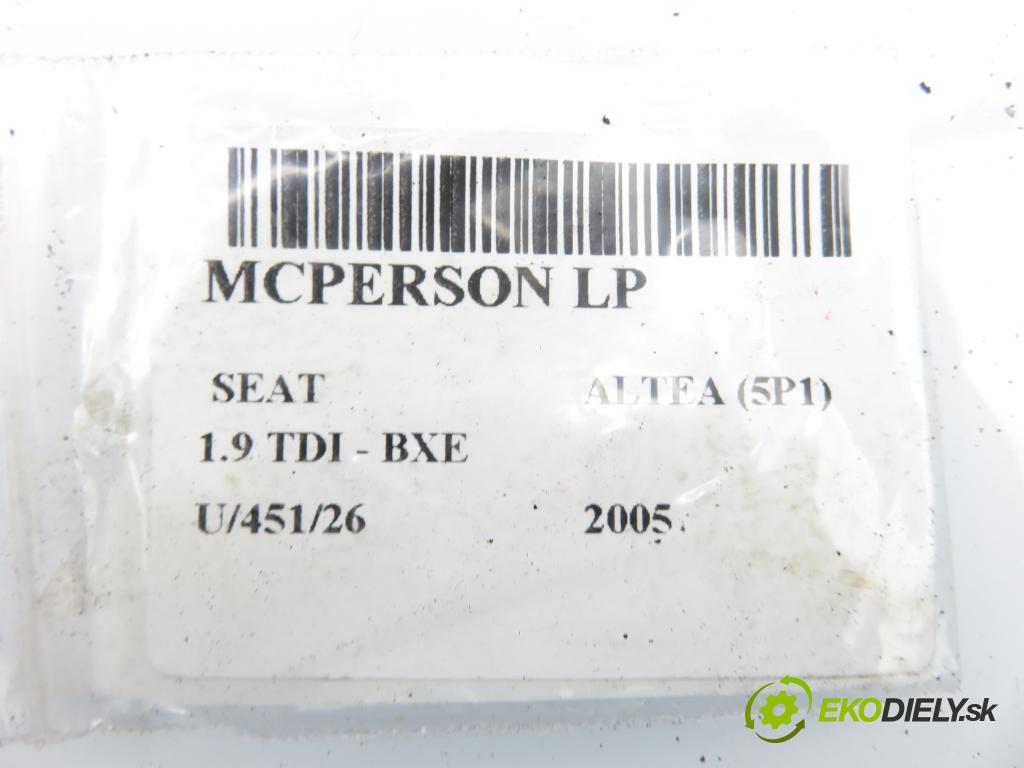 SEAT ALTEA (5P1) HB 2005 77,00 1.9 TDI PD 105 - BXE 1896,00 MCPERSON LP