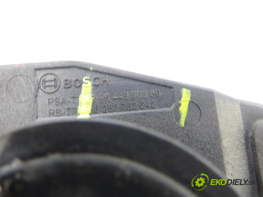 PEUGEOT 407 (6D_) SEDAN 2005 80,00 1.6 HDi 110 - 9HZ (DV6TED4) 1560,00 Potenciometer plynu 0280752242 ; 9644930580 (Potenciometer plynového pedálu)