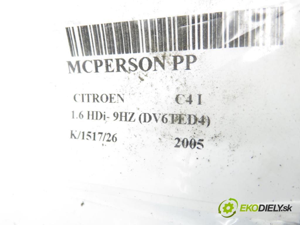 CITROEN C4 I (LC_) HB 2005 80,00 1.6 HDi 109 - 9HZ (DV6TED4) 1560,00 MCPERSON PP