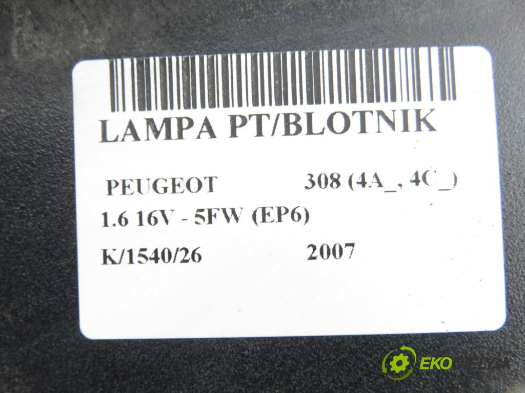 PEUGEOT 308 (4A_, 4C_) HB 2007 88,00 1.6 VTi 120 - 5FW (EP6) 1598,00 Svetlo pravé zadné 9680425680