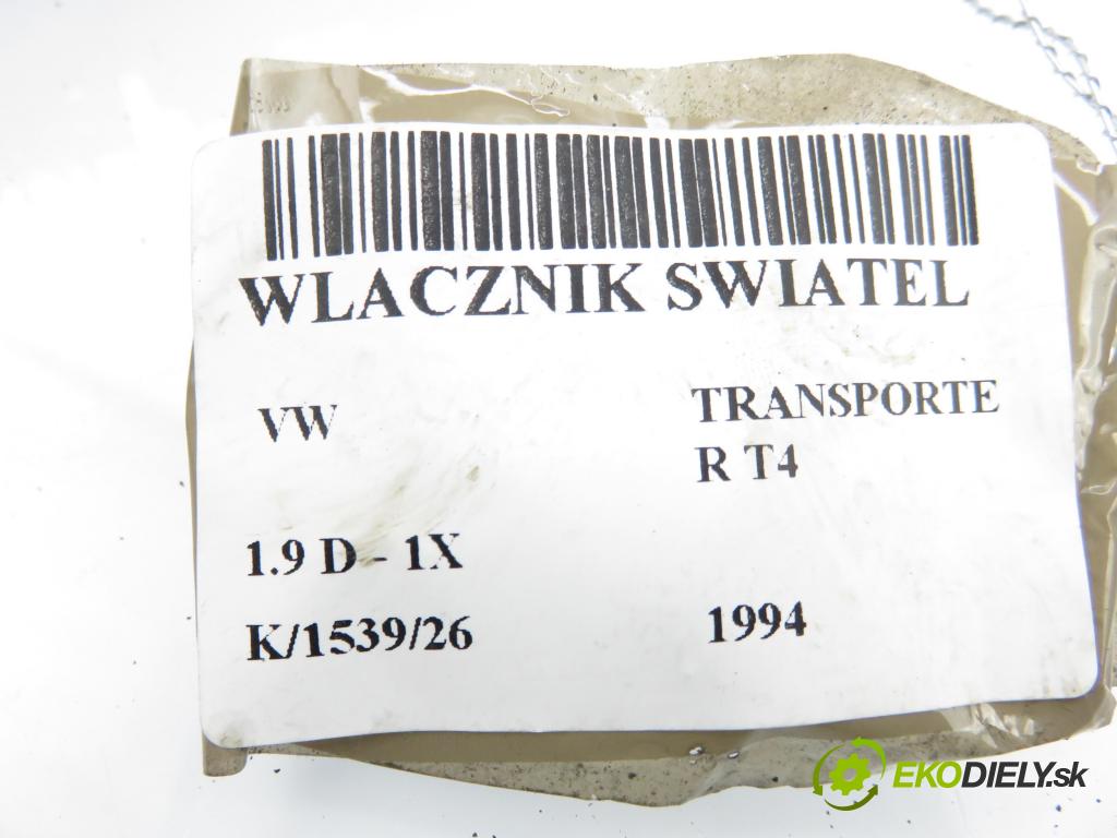 VW TRANSPORTER IV Platforma / podwozie (70E, 70L, 70M, 7DE, 7DL KABINA/PLATFORMA 1994 45,00 1.9 D - 1X 1896,00 prepínač svetlá 701858099
