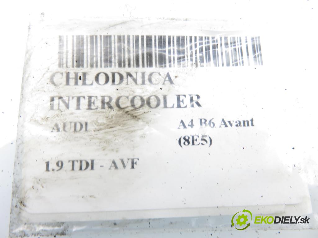 AUDI A4 Avant (8E5, B6) KOMBI 2004 96,00 1.9 TDI PD 130 - AVF 1896,00 chladič intercooler 8E0145805S