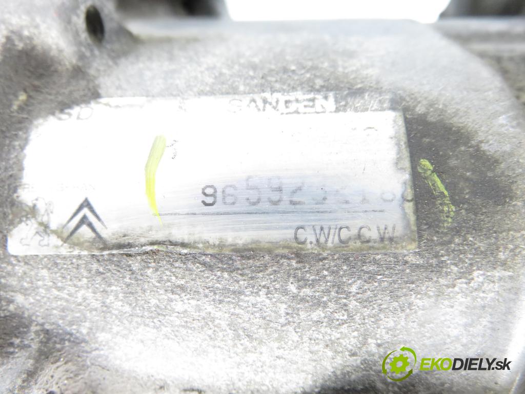 PEUGEOT 407 (6D_) SEDAN 2005 80,00 1.6 HDi 110 - 9HZ (DV6TED4) 1560,00 KOMPRESOR: klimatizácie 9659236180 (Kompresor klimatizácie)