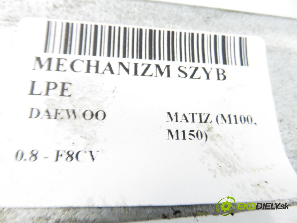 DAEWOO MATIZ (M100, M150) HB 2000 38,00 0.8 52 - F8CV 796,00 Mechanizmus okien