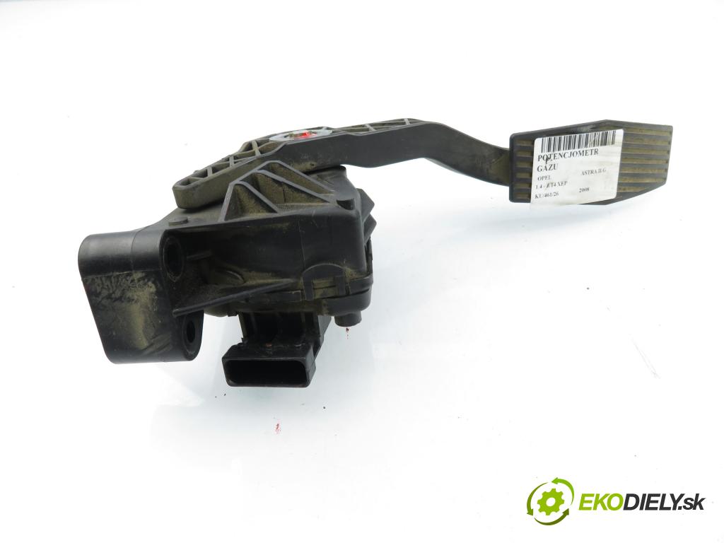 OPEL ASTRA G liftback (T98) HB 2008 66,00 1.4 - Z 14 XEP 1364,00 Potenciometer plynu 9157998BK ; 6PV00811200 (Potenciometer plynového pedálu)