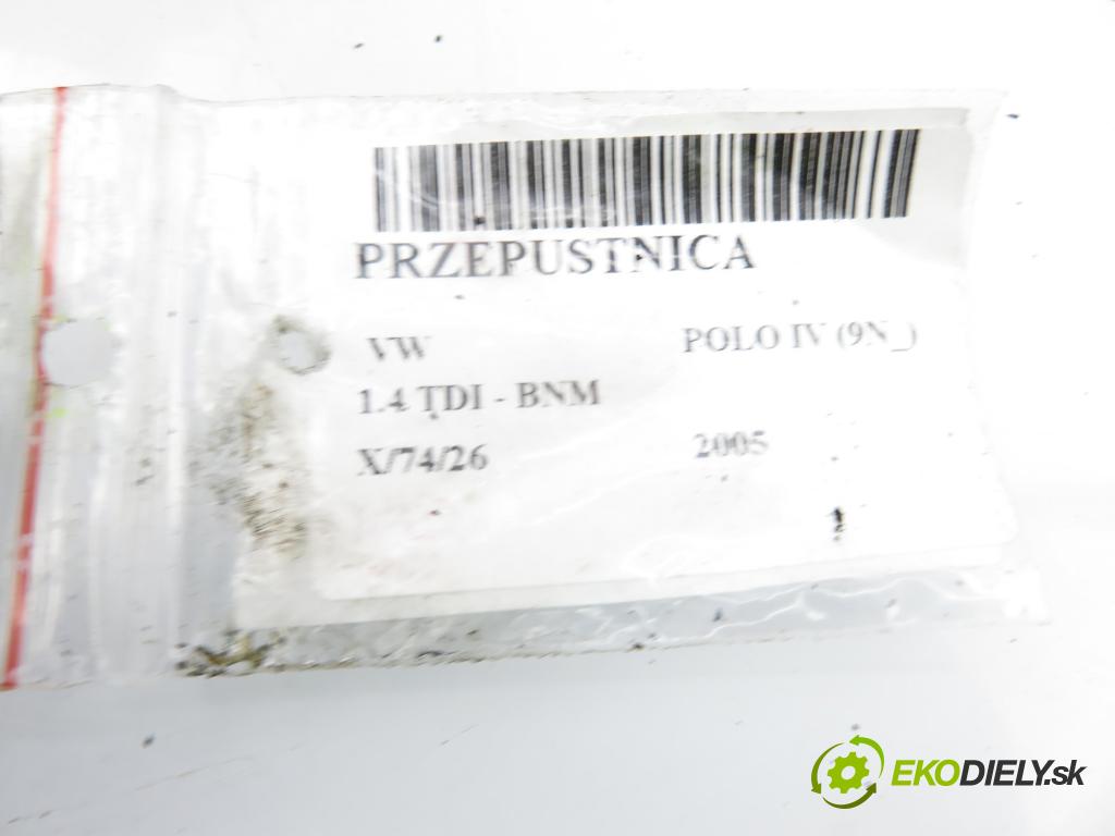 VW POLO (9N_) HB 2005 51,00 1.4 TDI - BNM 1422,00 škrtíci klapka 045128063G (Škrticí klapka)