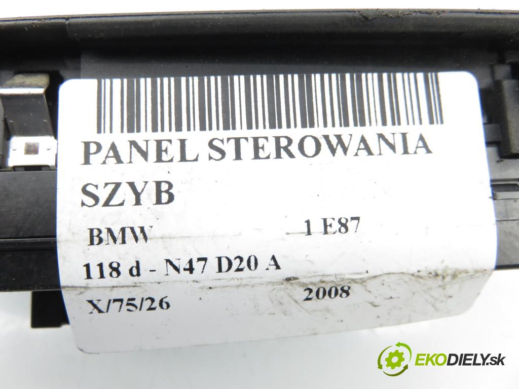 BMW 1 (E87) HB 2008 105,00 118 d - N47 D20 A 1995,00 Panel ovládania okien 9155491