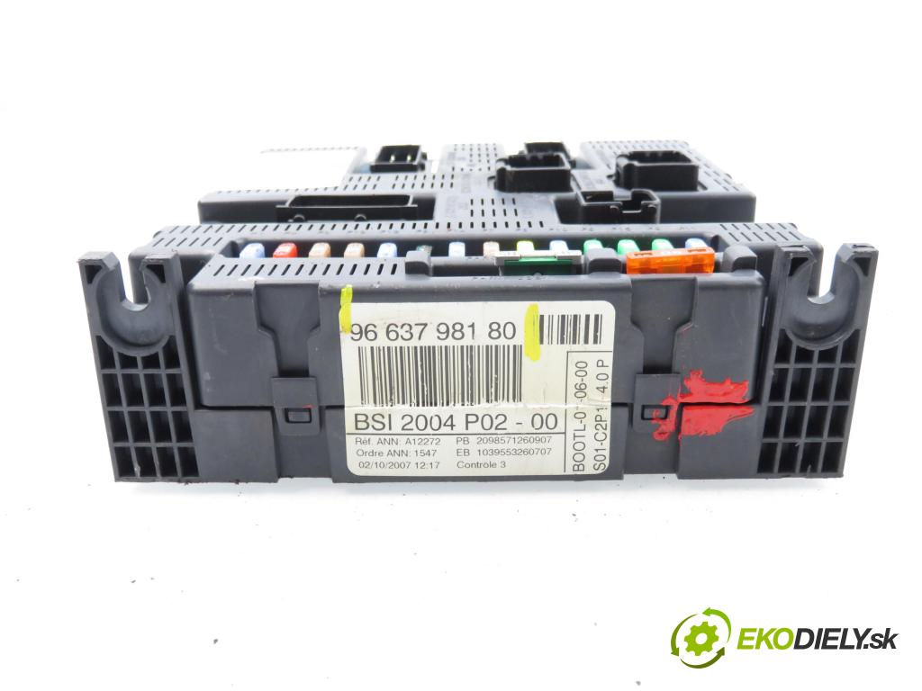 PEUGEOT 308 (4A_, 4C_) HB 2007 88,00 1.6 VTi 120 - 5FW (EP6) 1598,00 MODUL BSI 9663798180