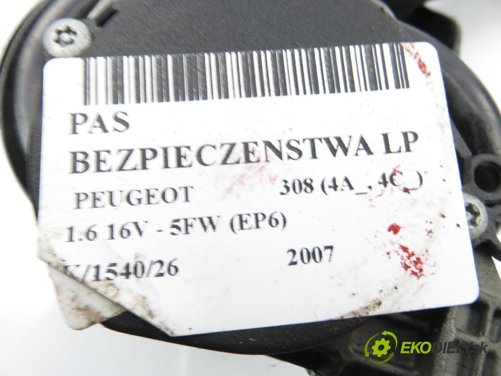 PEUGEOT 308 (4A_, 4C_) HB 2007 88,00 1.6 VTi 120 - 5FW (EP6) 1598,00 Držiak bezpečnostný LP 71498