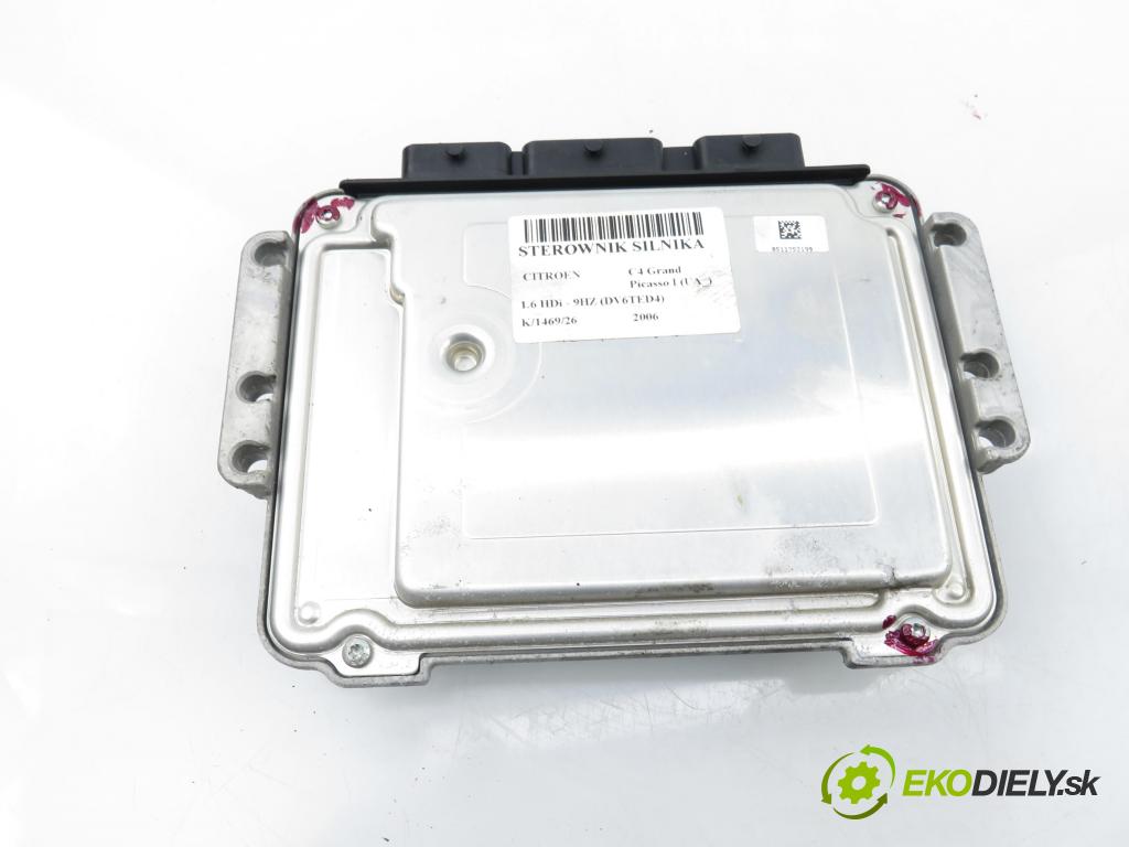 CITROEN C4 Grand Picasso I (UA_) MINIVAN 2006 80,00 1.6 HDi - 9HZ (DV6TED4) 1560,00 Riadiaca jednotka Motor 9663476180 ; 0281012980 ; 9653958980