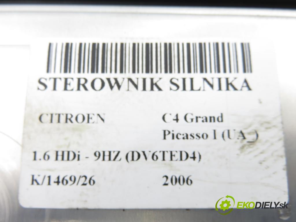 CITROEN C4 Grand Picasso I (UA_) MINIVAN 2006 80,00 1.6 HDi - 9HZ (DV6TED4) 1560,00 Riadiaca jednotka Motor 9663476180 ; 0281012980 ; 9653958980