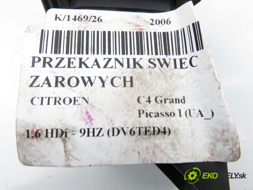 CITROEN C4 Grand Picasso I (UA_) MINIVAN 2006 80,00 1.6 HDi - 9HZ (DV6TED4) 1560,00 RELÉ: JÚN: 9663696380 ; 51252004