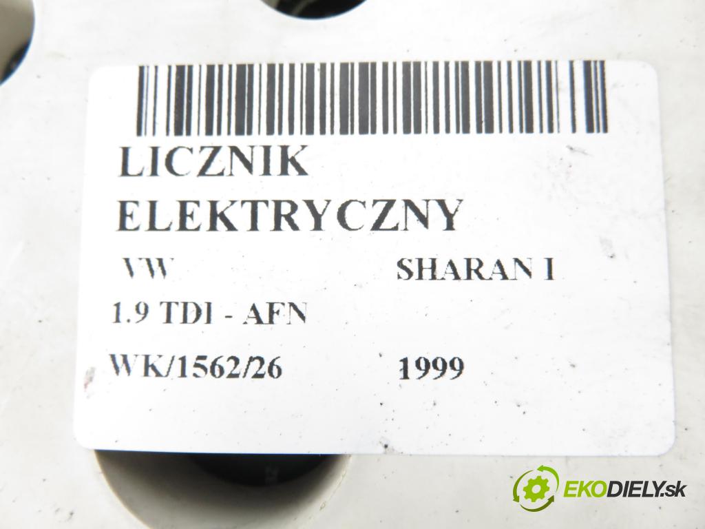 VW SHARAN (7M8, 7M9, 7M6) MINIVAN 1999 81,00 1.9 TDI 110 - AFN 1896,00 Prístrojovka elektrický 95VW10849ABK ; 7M0920820S