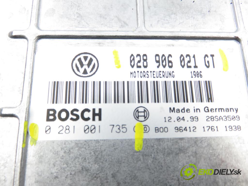 VW SHARAN (7M8, 7M9, 7M6) MINIVAN 1999 81,00 1.9 TDI - AFN 1896,00 Riadiaca jednotka Motor 028906021GT ; 0281001735