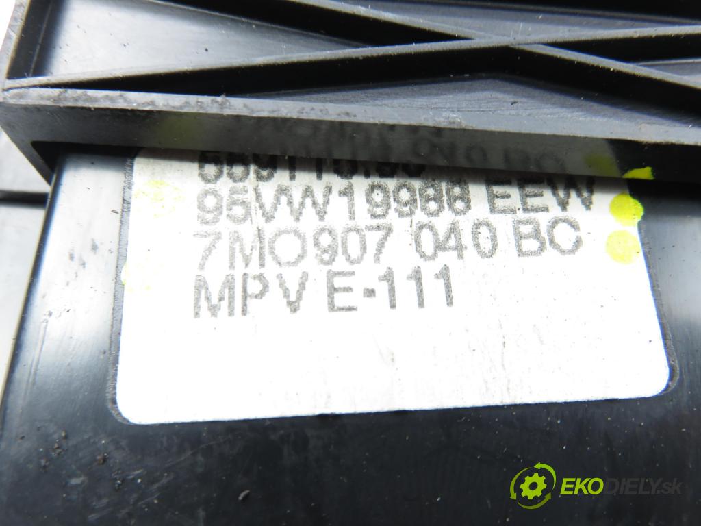 VW SHARAN (7M8, 7M9, 7M6) MINIVAN 1999 81,00 1.9 TDI 110 - AFN 1896,00 Panel kúrenia KLIMATRONIK 7M0907040BC