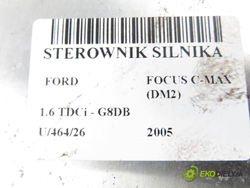 FORD FOCUS C-MAX (DM2) MINIVAN 2005 80,00 1.6 TDCi 109 - G8DB 1560,00 Riadiaca jednotka Motor 4M5112A650NE ; 0281011263