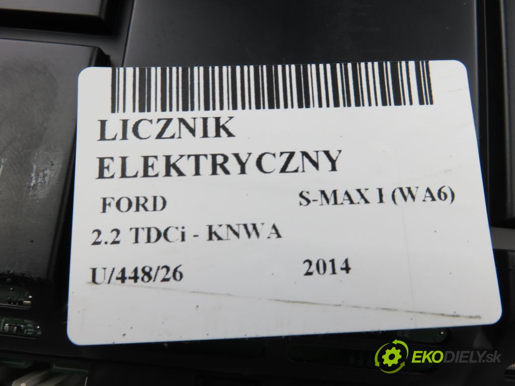 FORD S-MAX (WA6) MINIVAN 2014 147,00 2.2 TDCi - KNWA 2179,00 Prístrojovka elektrický CS7T10849VH ; VPCS7F10849AVH ; CS7T14C026CG
