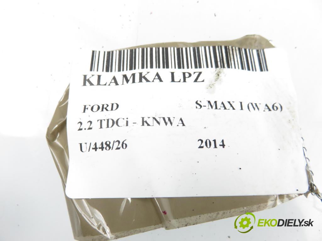 FORD S-MAX (WA6) MINIVAN 2014 147,00 2.2 TDCi - KNWA 2179,00 Kľučka LPZ AM21A224A37AD