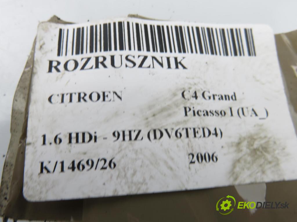 CITROEN C4 Grand Picasso I (UA_) MINIVAN 2006 80,00 1.6 HDi - 9HZ (DV6TED4) 1560,00 startér 9645100680 ; D7G3 ; 28100YV020 (Startér)