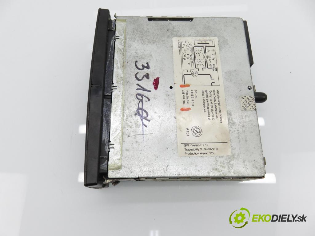 PEUGEOT BOXER Skrzynia (244) FURGON 2006 94,00 2.8 HDi - 8140.43S (F28DTCR) 2798,00 RADIO Modul 735407007