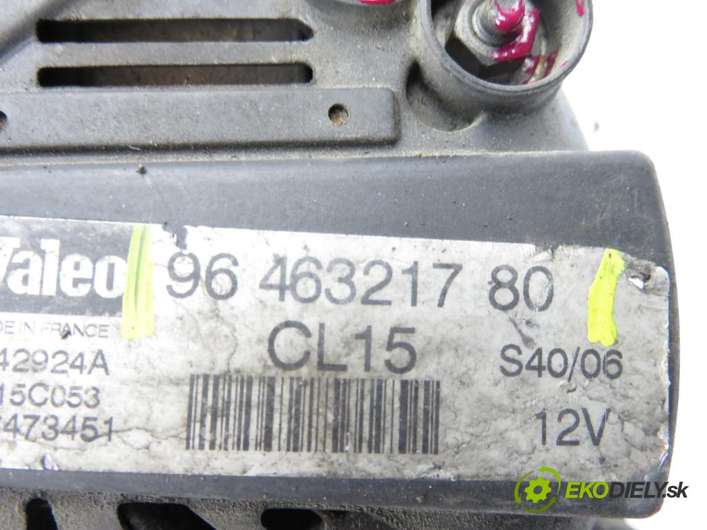 CITROEN C4 Grand Picasso I (UA_) MINIVAN 2006 80,00 1.6 HDi - 9HZ (DV6TED4) 1560,00 Alternátor 9646321780 (Alternátor)