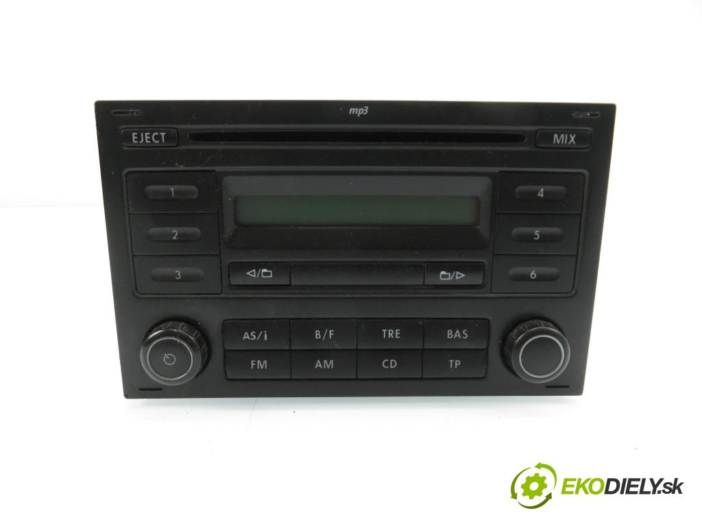 VW TRANSPORTER V Skrzynia (7HA, 7HH, 7EA, 7EH) FURGON 2009 75,00 1.9 TDI - BRS 1896,00 RADIO CD 7H0035152E
