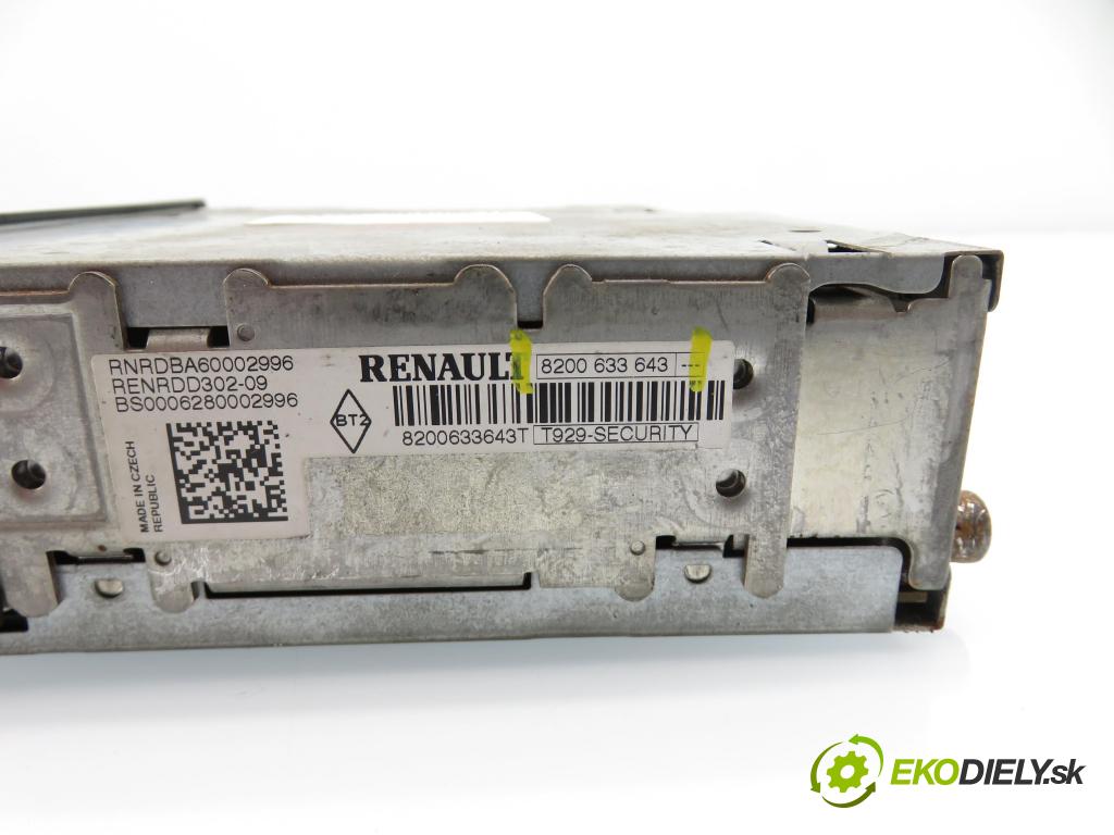 RENAULT THALIA I (LB0/1/2_) SEDAN 2006 43,00 1.2 - D7F 744 1149,00 RADIO 8200633643