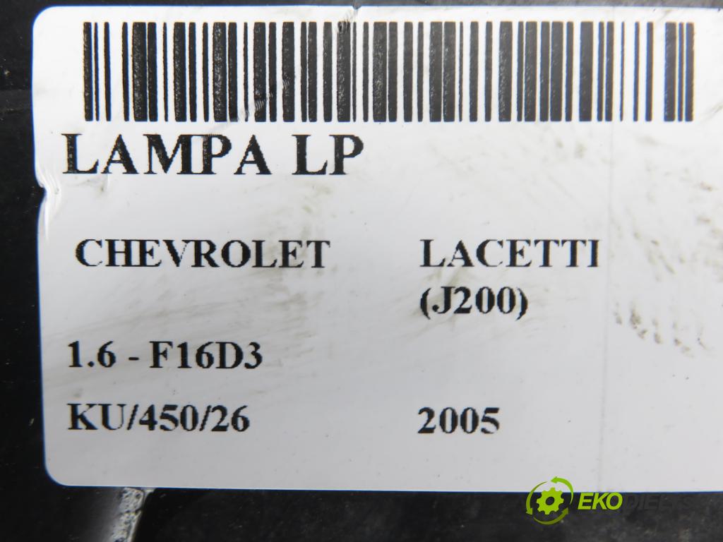 CHEVROLET LACETTI (J200) HB 2005 80,00 1.6 - F16D3 1598,00 Svetlo LP