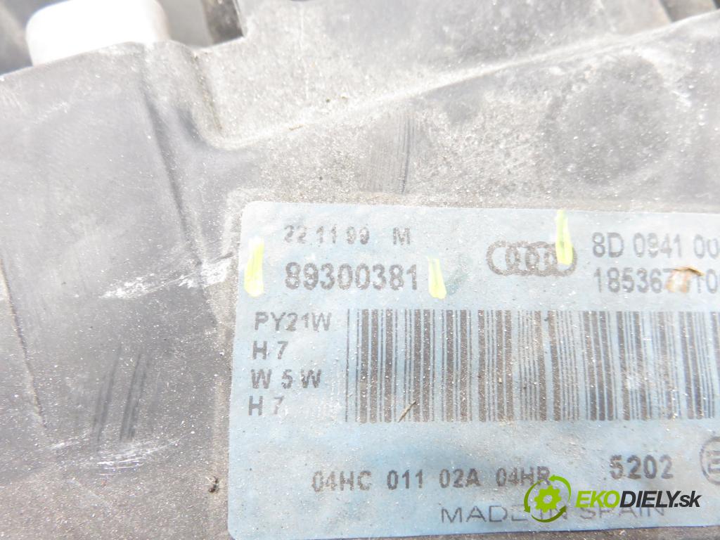 AUDI A4 (8D2, B5) SEDAN 2000 74,00 1.6 - AHL 1595,00 Svetlo PP 8D0941004AK ; 89300381