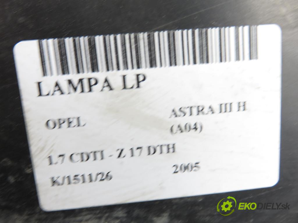 OPEL ASTRA H (A04) HB 2005 74,00 1.7 CDTI - Z 17 DTH 1686,00 Svetlo LP 24451032