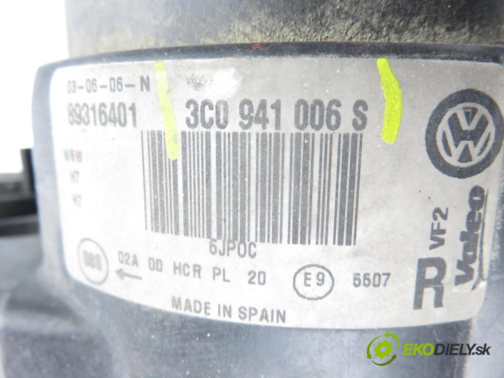 VW PASSAT B6 Variant (3C5) KOMBI 2006 103,00 2.0 TDI PD 8V 140 - BMP 1968,00 Svetlo PP 3C0941006S