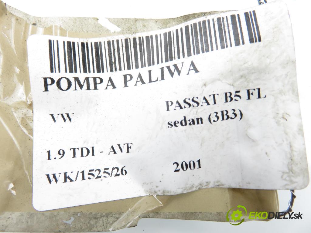 VW PASSAT B5.5 (3B3) SEDAN 2001 96,00 1.9 TDI - AVF 1896,00 Pumpa paliva 3B0919050 ; 220212010001