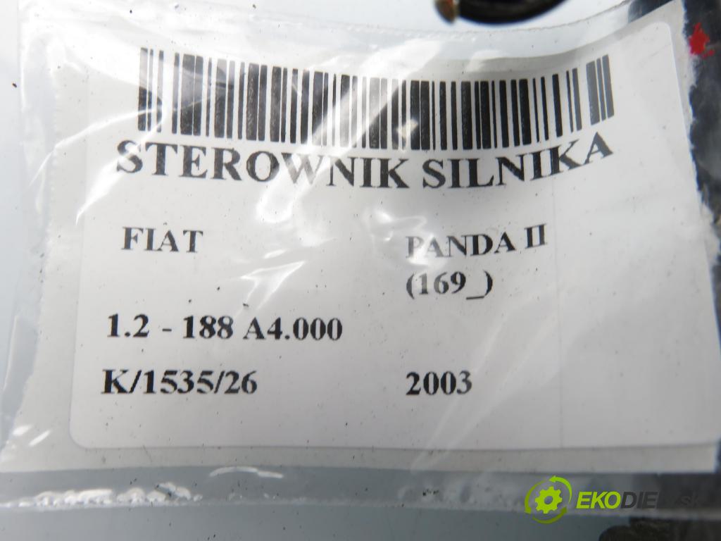 FIAT PANDA (169_) HB 2003 44,00 1.2 - 188 A4.000 1242,00 Riadiaca jednotka Motor 55196262 ; IAW4AFS2
