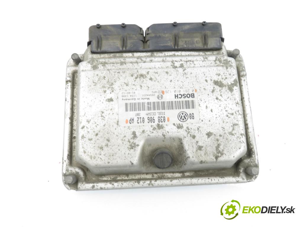VW GOLF IV (1J1) HB 2001 81,00 1.9 TDI - ASV 1896,00 Riadiaca jednotka Motor 038906012AP ; 0281010126