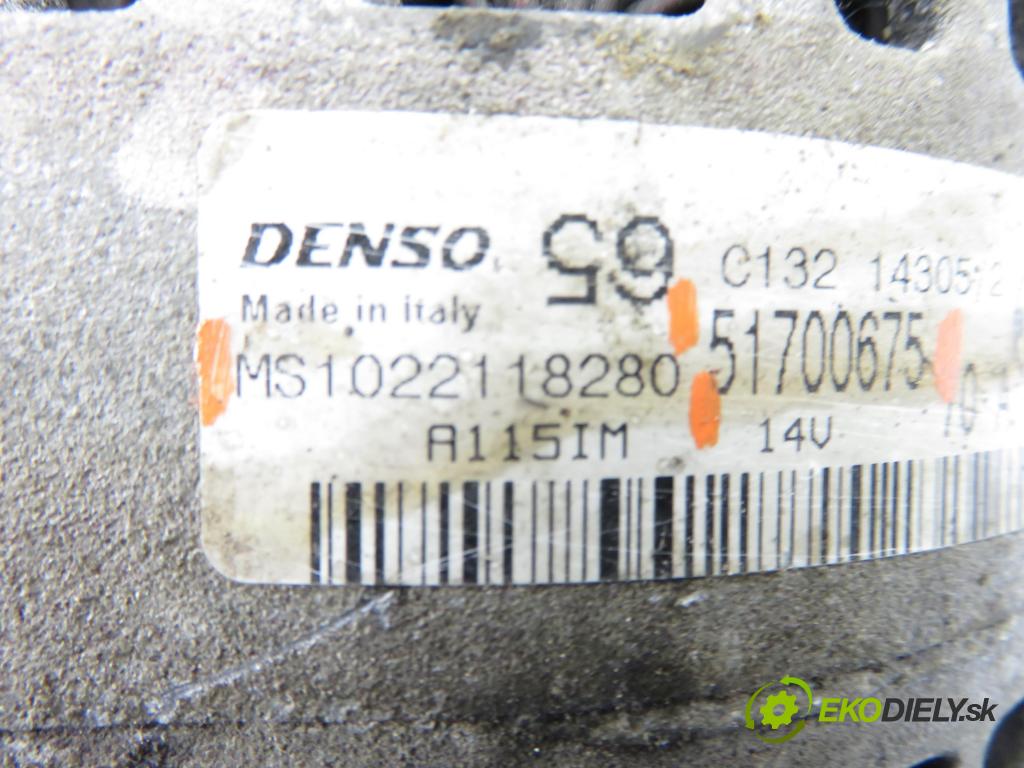 FIAT PANDA (169_) HB 2003 44,00 1.2 - 188 A4.000 1242,00 Alternátor 51700675 ; MS1022118280 (Alternátor)