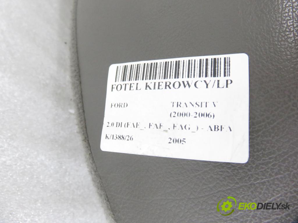 FORD TRANSIT Furgon (FA_ _) FURGON 2005 74,00 2.0 DI (FAE_, FAF_, FAG_) - ABFA 1998,00 Sedadlo šoféri