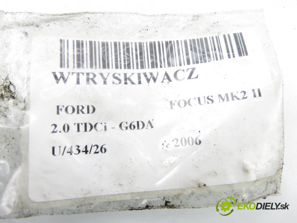 FORD FOCUS II (DA_, HCP) HB 2006 100,00 2.0 TDCi - G6DA 1997,00 vstrekovač 9657144580 (Vstrekovač paliva)