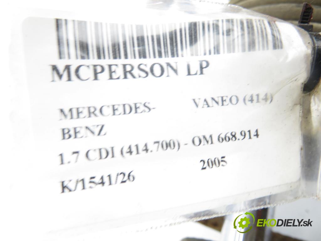MERCEDES-BENZ VANEO (414) MINIVAN 2005 67,00 1.7 CDI (414.700) - OM 668.914 1689,00 MCPERSON LP