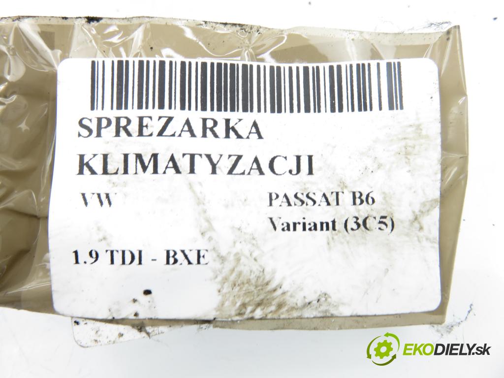 VW PASSAT B6 Variant (3C5) KOMBI 2007 77,00 1.9 TDI - BXE 1896,00 KOMPRESOR: klimatizácie 1K0820859F (Kompresor klimatizácie)