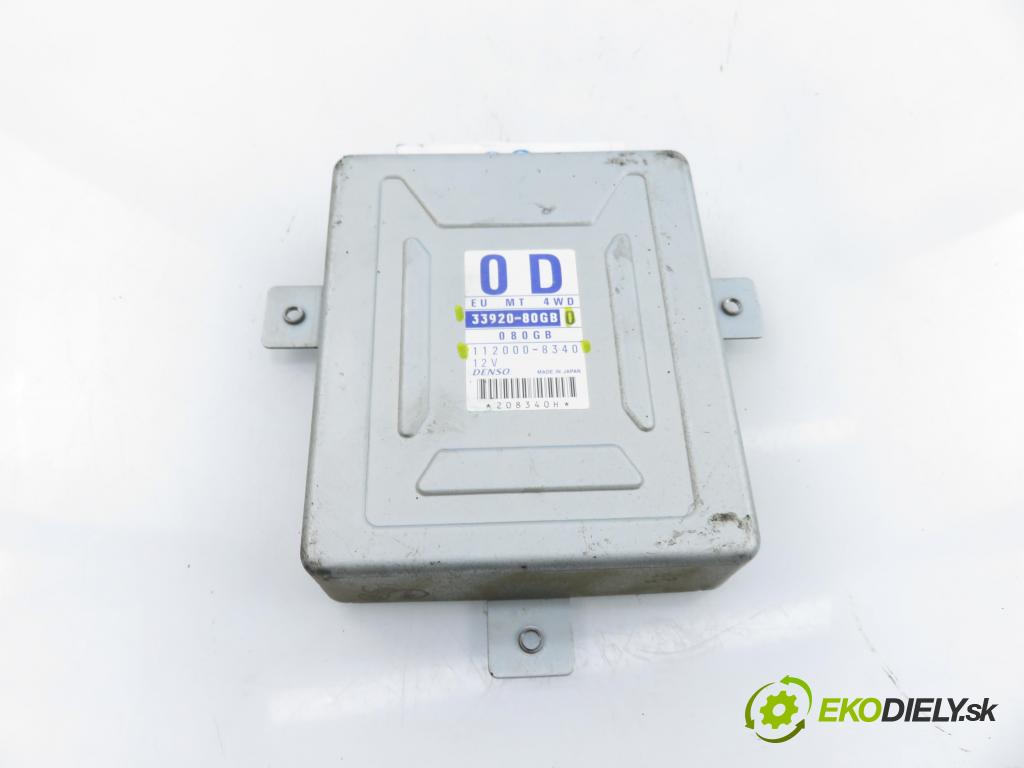 SUZUKI IGNIS (FH) HB 2001 61,00 1.3 4WD 83 (RG413) - M13A 1328,00 řídící jednotka motora 1120008340 ; 3392080GB